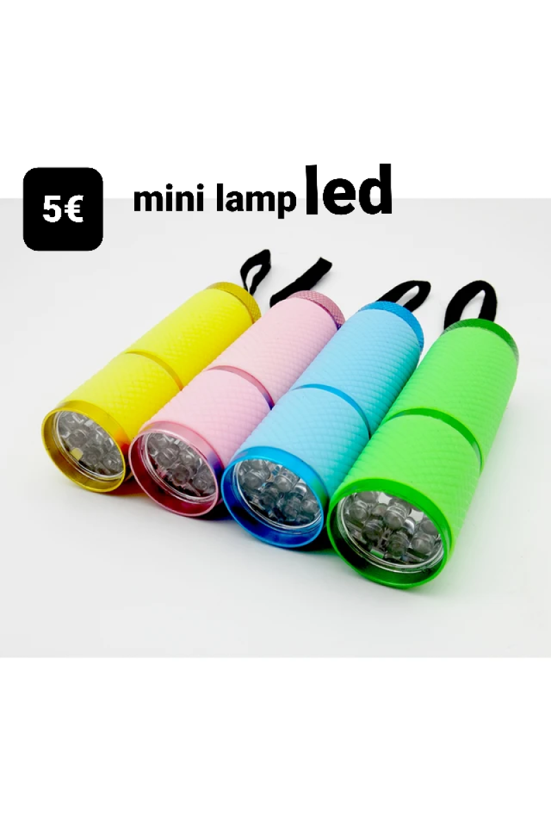 ΦΑΚΟΣ LED με Σιλικόνη Portable  Mini Nail LED UV Lamp